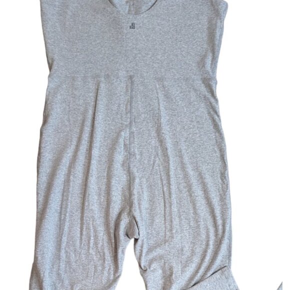 WeWoreWhat REVOLVE Heather Gray Henley Flare Jumpsuit XL - Picture 11 of 12